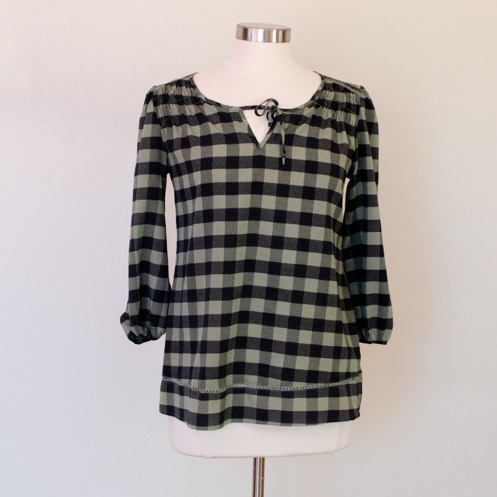 Princess Vera Wang Plaid Top